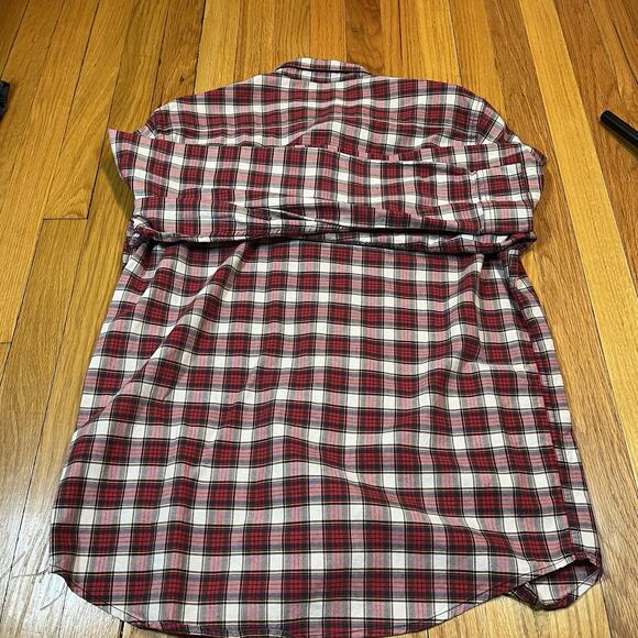 Denim & Supply Lot of 2 Mens Large Plaid ButtonDown Shirt Ralph Lauren Green Red - Picture 15 of 15